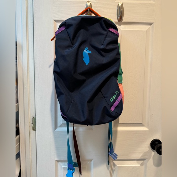 Cotopaxi Allpa 28L Backpack - Navy, Yellow, and Red - Picture 2 of 5